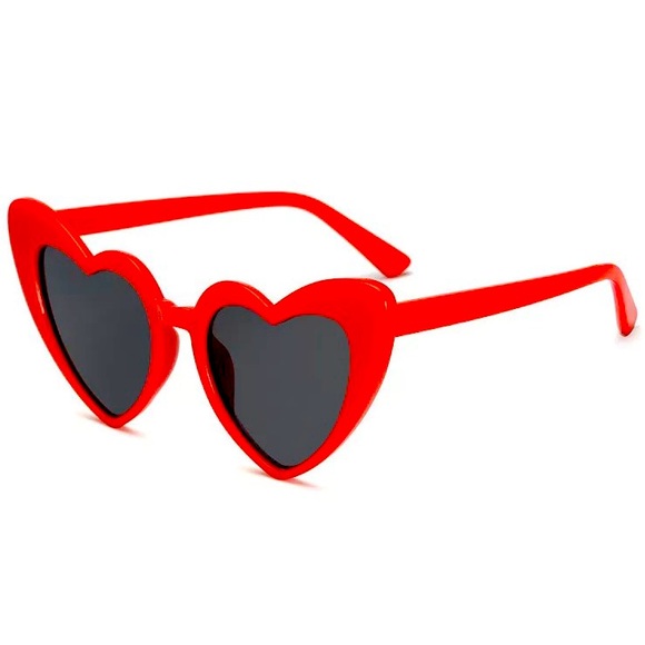 🍒3/$30 New YSL-Style “Loulou” Heart Sunglasses - Picture 3 of 5